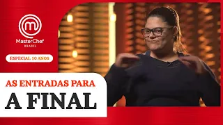 As entradas da Dayse na final | Especial de 10 anos | BAÚ MASTERCHEF