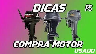 Como comprar um motor de popa usado