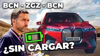 Bcn-Zar-Bcn con BMW iX 50 sin cargar. ¿Llego?