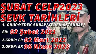 2023 ŞUBAT CELP SEVK TARİHLERİ #MEHMETTVKOMANDO #şubatcelp2023 #mehmettvkomando