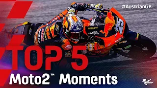 Top 5 Moto2™ Moments | 2021 #AustrianGP