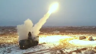 The Pantsir air defense system shoots down Ukrainian RM-70 Vampire MLRS missiles