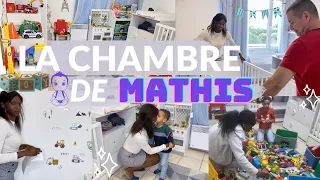 👶ORGANISATION CHAMBRE D'ENFANT👶LA REACTION DE MATHIS FACE A L' AMENAGEMENT DE SA CHAMBRE🌟