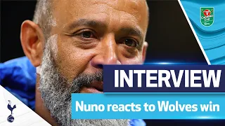 “Penalties is not luck!” | Nuno's post-match interview | Wolves 2-2 Spurs (2-3 on penalties)