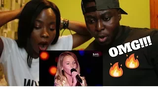 Daneliya Tuleshova 'Rise up' – The knockouts – Voice.Kids – season 4 REACTION