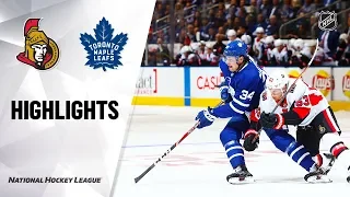 Senators @ Maple Leafs 10/02/19 Highlights