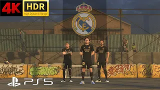 EA Sports FC 24 Gameplay (PS5 UHD 4K 60FPS HDR) Volta Mode 3v3 Rush, Manchester City vs Real Madrid