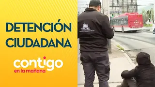 SAQUEÓ TIENDA: La detención ciudadana a sospechoso - Contigo en la Mañana