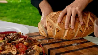 Meat, Bread, Potatoes, Oven! What could be simpler and tastier? New recipe for Stalik Khankishiev!