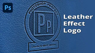 Photoshop Tutorial - Create Stamped Leather Effect Logo in Photoshop