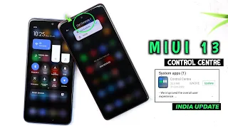 New MIUI 13 Control Centre Update New Quick Access Feature