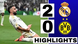 Real Madrid vs Dortmund UCL Final 2024 2-0 Goals