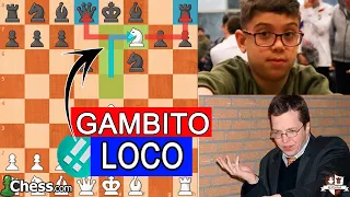 NIÑO PRODIGIO ORO de 10 AÑOS se Enfrenta a un GAMBITO LOCO! Nigel Short Vs Faustino Oro