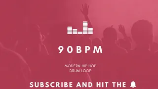 Modern Hip Hop Drum Loop 90 BPM | Practice Tool + Free Download