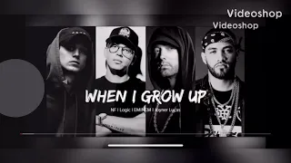 NF When I Grow Up CLEAN ft. Logic, Joyner Lucas and Eminem (remix credit to Bulky B.)