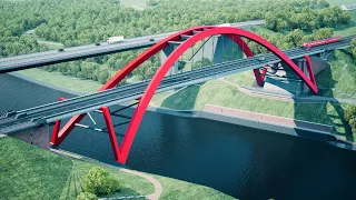 Bauablaufsimulation: Neue Levensauer Hochbrücke