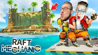 НАШЛИ СЕКРЕТНЫЙ ОСТРОВ МАЯ! ВЫЖИВАНИЕ В НОВОМ SCRAP MECHANIC! НАС НИКТО НЕ СПАСЕТ В RAFT MECHANIC