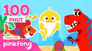 Những câu chuyện về khủng long 🦖 +Tuyển tập | Cá Mập Con Baby Shark Pinkfong! - Nhạc thiếu nhi