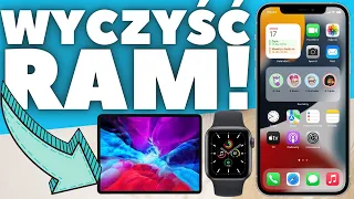 Jak przyśpieszyć działanie iPhone, iPad, Apple Watch ❓Czyszczenie pamięci RAM 🔥