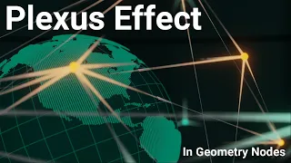 How to: Plexus Effect | Blender Geo Nodes Tutorial