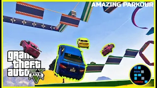 GTA V | Amazing Parkour Fun With RON & Friends