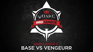 base vs vengeurr - Quake Pro League - Stage 3 Week 1