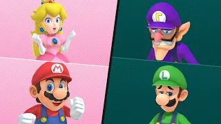Super Mario Party Tantalizing Tower Toys # 9 Peach & Mario vs Waluigi & Luigi