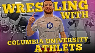 Wrestling  Columbia University Athlets with Aljamain Sterling