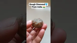 💎Rough Diamond?? (Tetrahedral structure🤔)From India🇮🇳#shorts #diamond #diamonds #gems #india #earth