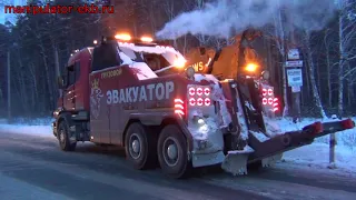 Грузовой эвакуатор Екатеринбург. Помощь на железнодорожном переезде.