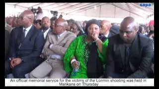 Marikana mourns miners