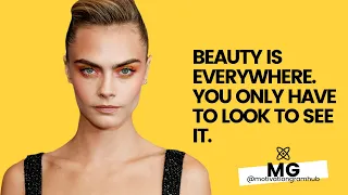 Cara Delevingne Inspirational Speech.