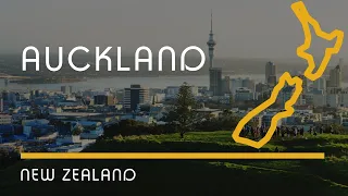 Окленд, обзор города в Новой Зеландии (Auckland overview, English subtitles)