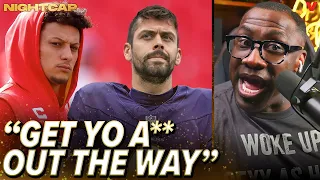 Shannon Sharpe says Justin Tucker was wrong for interrupting Patrick Mahomes warm-up | Nightcap