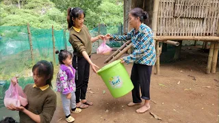 Single mother: The kind old lady brought rice and meat for mother and child - Gardening
