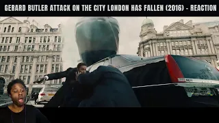 GERARD BUTLER Attack on the City   LONDON HAS FALLEN (2016)- REACTION!!