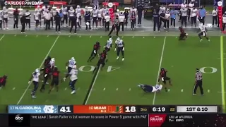 Javonte Williams big run vs Miami 2020