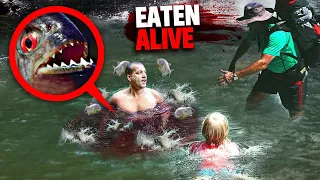 This Man Gets EATEN ALIVE By Piranhas!