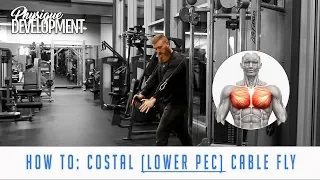 How to: Cable Fly for Lower Chest (High to Low)
