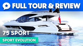 NEW Sunseeker 75 Sport Yacht Tour & Review | YachtBuyer