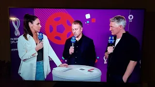 Esther Sedlaczek bringt es auf den Punkt   Interview mit Hansi Flick nach Ausscheiden WM 2022