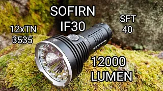 Sofirn IF30 Led Taschenlampe 12000 Lm.Floodlight 2500 Lm.Spotlight Review Flashlight Beamshots