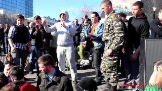 Родственник Маресьева А. П.  выступил на митинге в Донецке 23 марта 2014 года.