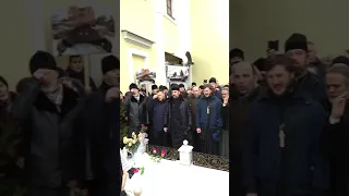 Тропарь Пасхи возле могилки митрополита Макария Винница 30.01.2019