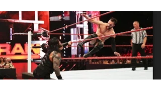 Roman Reigns vs  Finn Bálor  Raw, July 25, 2016 Full Match HD