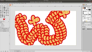 Drawing objects along a path Part 1 | GIMP tutorial