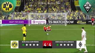 PES 2021 - Borussia Dortmund Vs Borussia m'gladbach - Penalty Shootout - Bundesliga