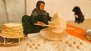 Baking a unique and cool village bread