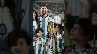 Messi and his sons after facing Panama #shorts