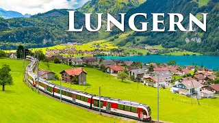 Lungern, Switzerland 4K - Heaven On Earth In The Heart of Switzerland - Walking Tour, Travel Vlog